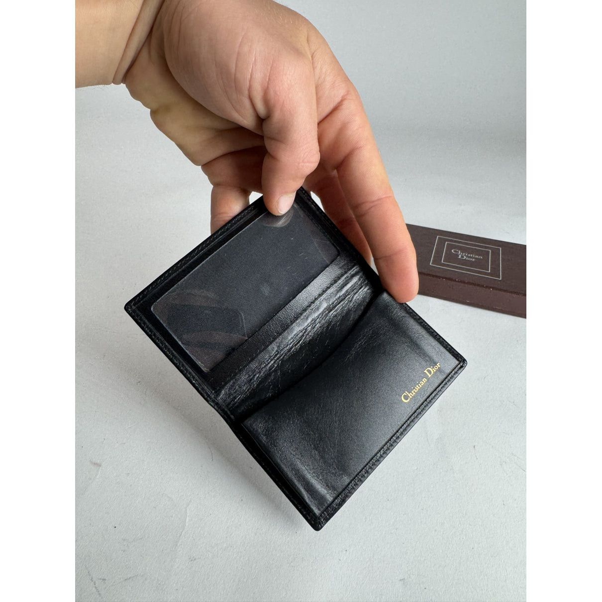 Dior Black Leather Purse Size ONE SIZE - 3 Thumbnail