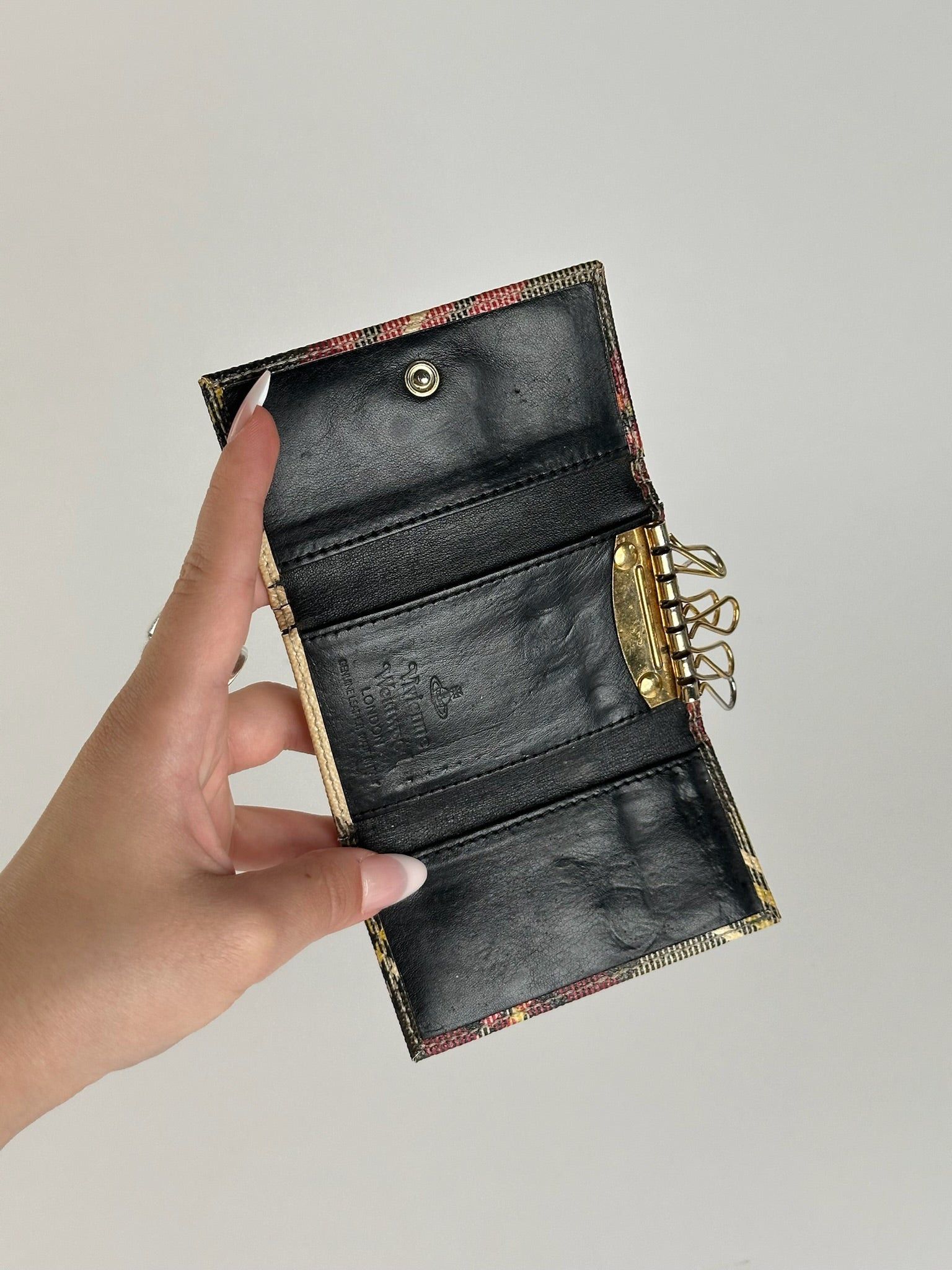 Vivienne Westwood Vintage Leather Key Holder checked Size ONE SIZE - 5 Thumbnail