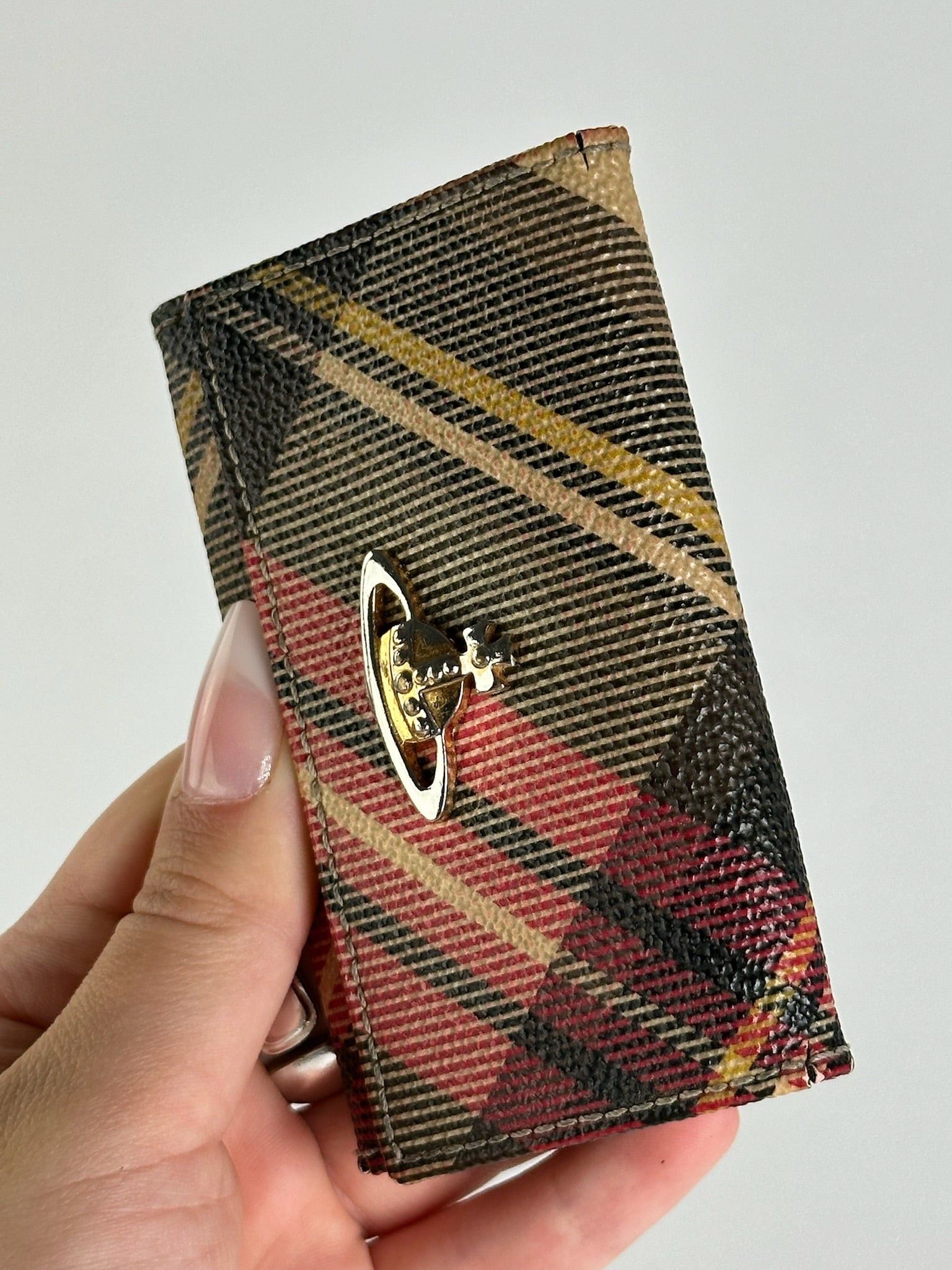 Vivienne Westwood Vintage Leather Key Holder checked Size ONE SIZE - 6 Thumbnail