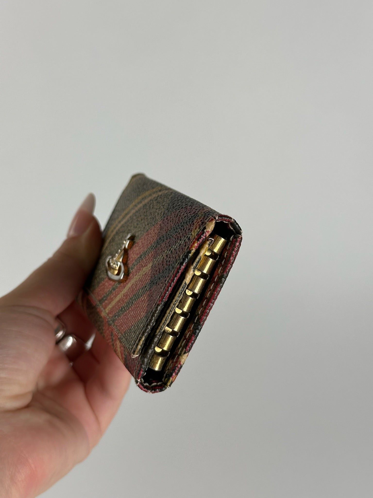 Vivienne Westwood Vintage Leather Key Holder checked Size ONE SIZE - 10 Thumbnail