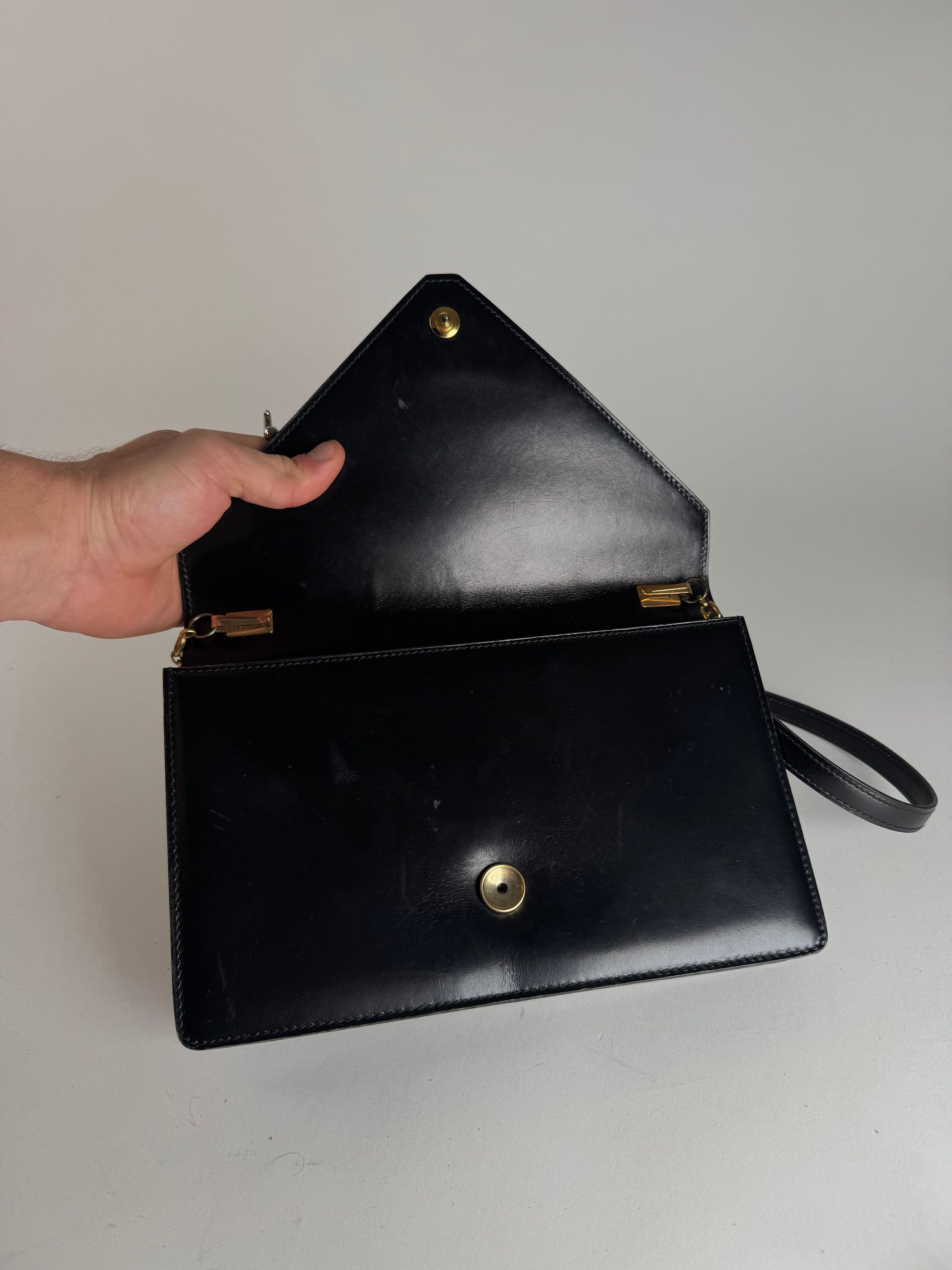 Balenciaga Vintage Patent Leather Shoulder bag black Size ONE SIZE - 15 Thumbnail