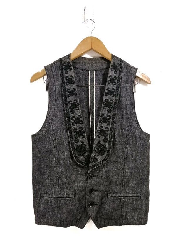 Beams Plus Beams Selvedge Vest Nice Design 1 Size US M / EU 48-50 / 2 - 1 Thumbnail