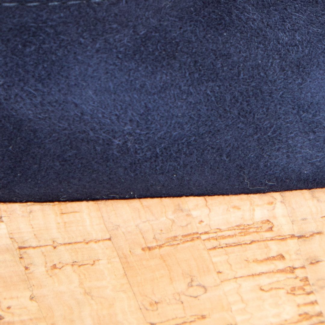 Stuart Weitzman Navy Suede Cork Heel Wedges Size US 6.5 / IT 36.5 - 5 Thumbnail