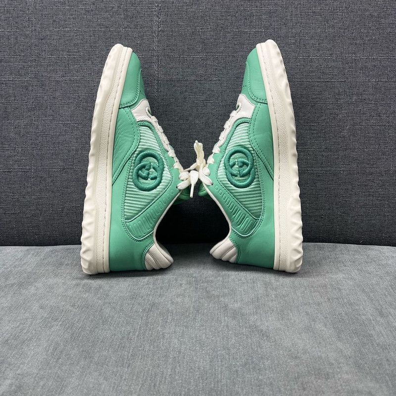Gucci Gucci Round Toe Lace-Up Low Sneakers for All 0079 Size US 5.5 / EU 38 - 4 Thumbnail