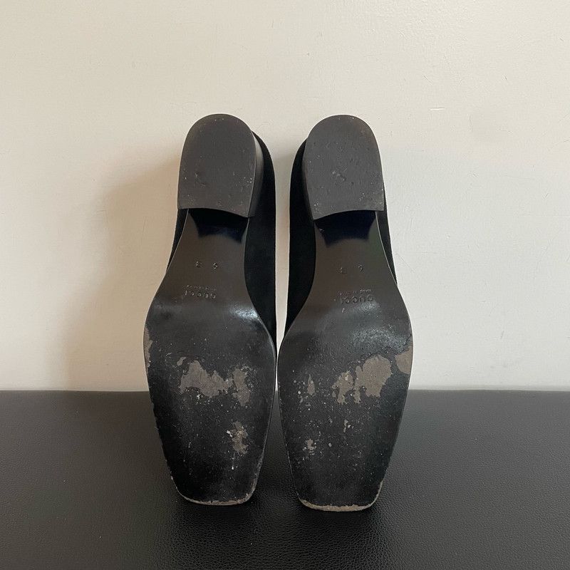 Gucci Gucci Black Horsebit Suede Slip-On Casual Shoes 0079 Size US 7.5 / EU 40-41 - 8 Thumbnail