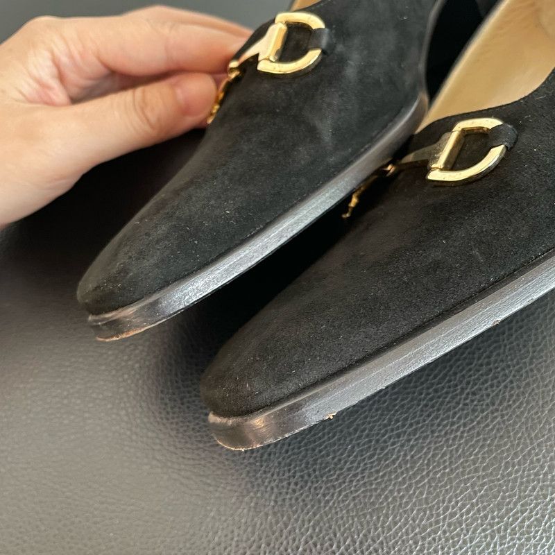 Gucci Gucci Black Horsebit Suede Slip-On Casual Shoes 0079 Size US 7.5 / EU 40-41 - 10 Thumbnail