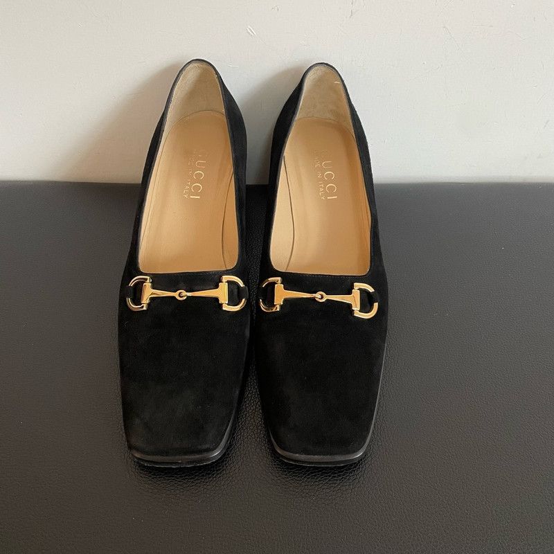 Gucci Gucci Black Horsebit Suede Slip-On Casual Shoes 0079 Size US 7.5 / EU 40-41 - 4 Thumbnail