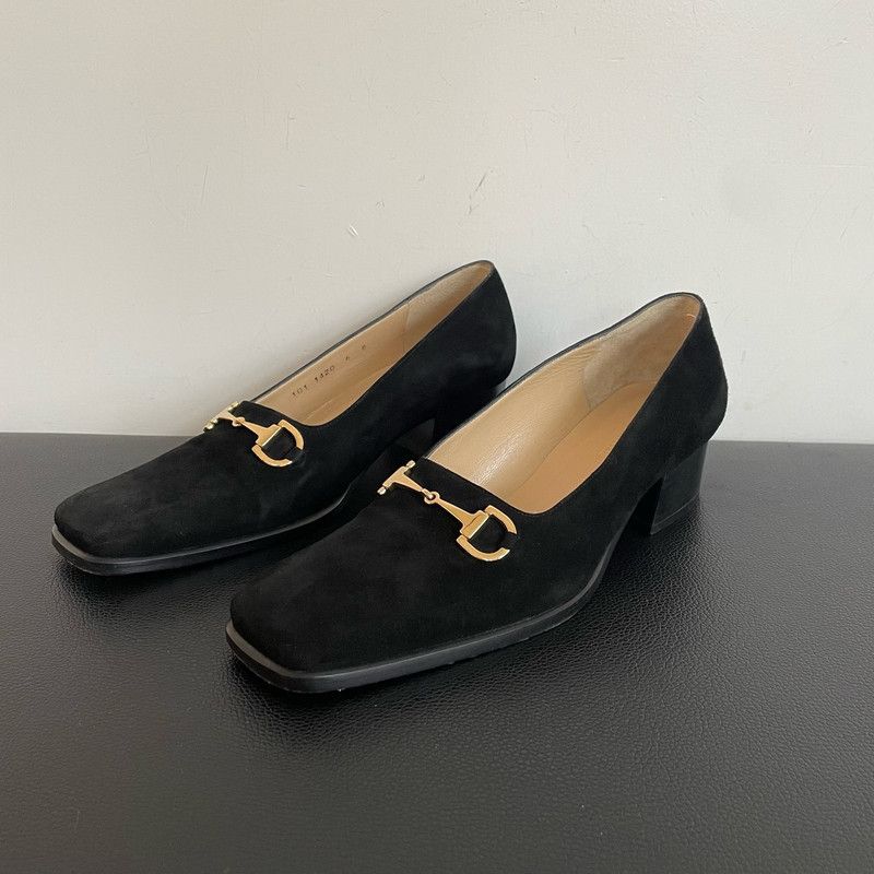 Gucci Gucci Black Horsebit Suede Slip-On Casual Shoes 0079 Size US 7.5 / EU 40-41 - 7 Thumbnail