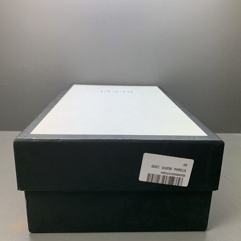 Gucci Gucci Jordaan Black Leather Loafers for Men 0079 Size US 7.5 / EU 40-41 - 6 Thumbnail