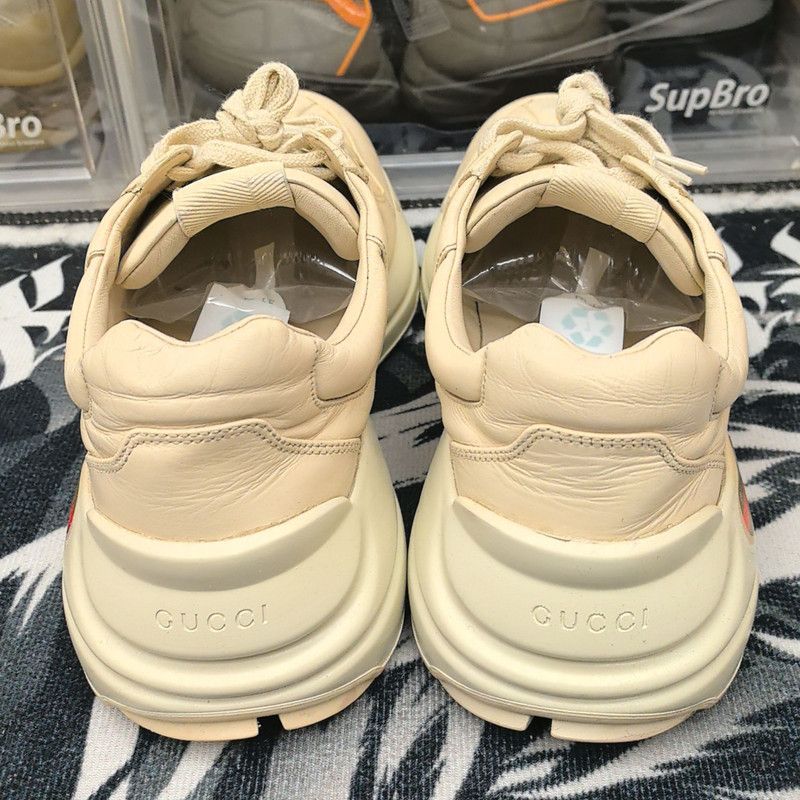 Gucci Gucci Rhyton Logo Low-Top Dad Sneakers 0079 Size US 8.5 / EU 41-42 - 3 Thumbnail