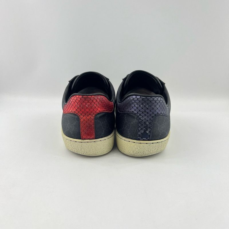 Gucci Gucci Ace GG Supreme Sneakers in Black 0079 Size US 8.5 / EU 41-42 - 3 Thumbnail