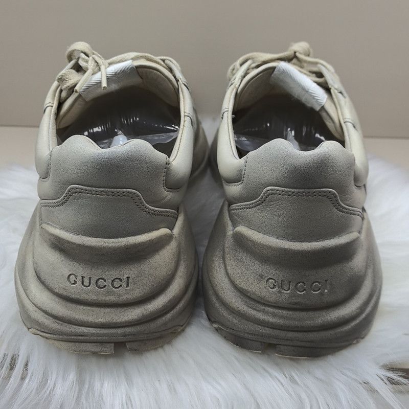 Gucci Gucci Rhyton Low-Top Dad Sneakers in Ivory 0079 Size US 7.5 / EU 40-41 - 3 Thumbnail