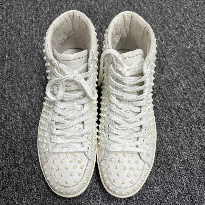 Gucci Gucci White Studded High-Top Sneakers 0079 Size US 7.5 / EU 40-41 - 2 Thumbnail