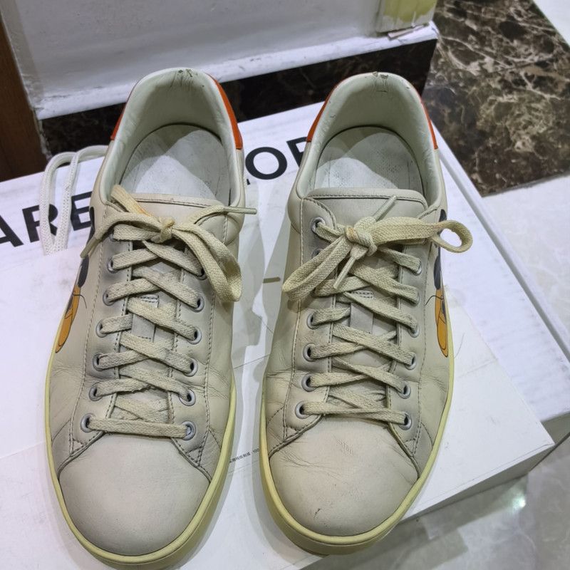 Gucci Gucci ACE Mickey Mouse Casual Sneakers for Men 0079 Size US 9 / EU 42 - 2 Thumbnail