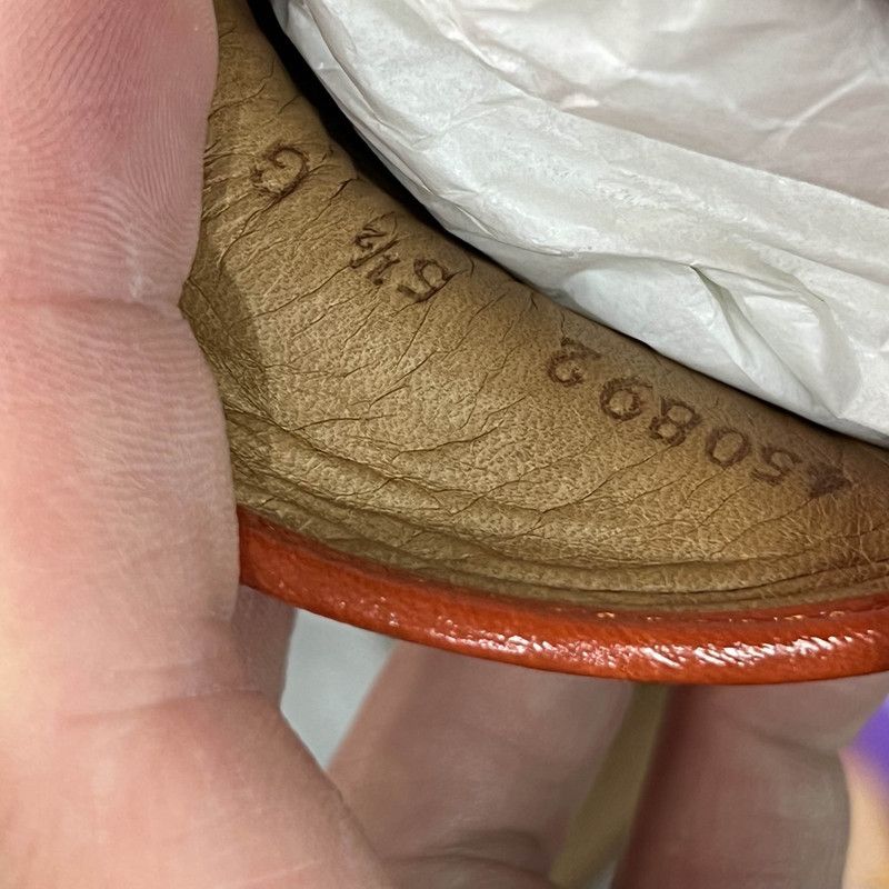 Gucci Gucci Stylish Red Flat Shoes 0079 Size US 9.5 / EU 42-43 - 5 Thumbnail