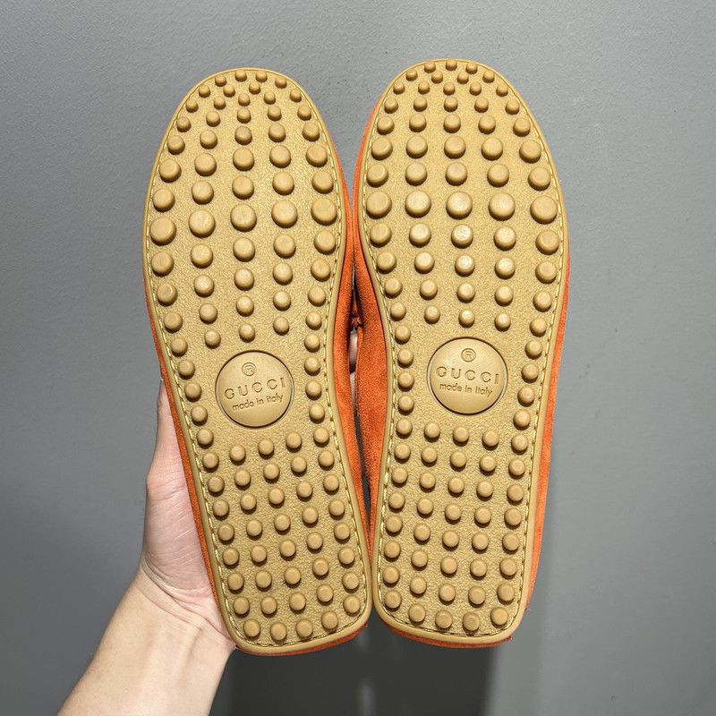 Gucci Gucci Stylish Red Flat Shoes 0079 Size US 9.5 / EU 42-43 - 4 Thumbnail