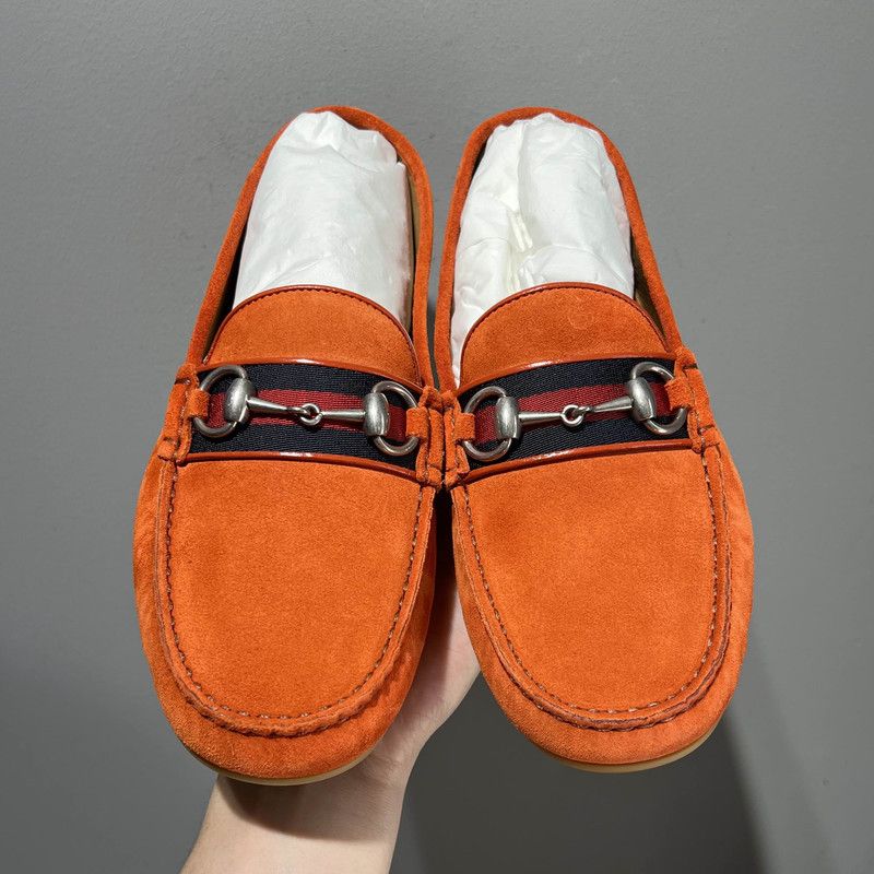 Gucci Gucci Stylish Red Flat Shoes 0079 Size US 9.5 / EU 42-43 - 2 Thumbnail