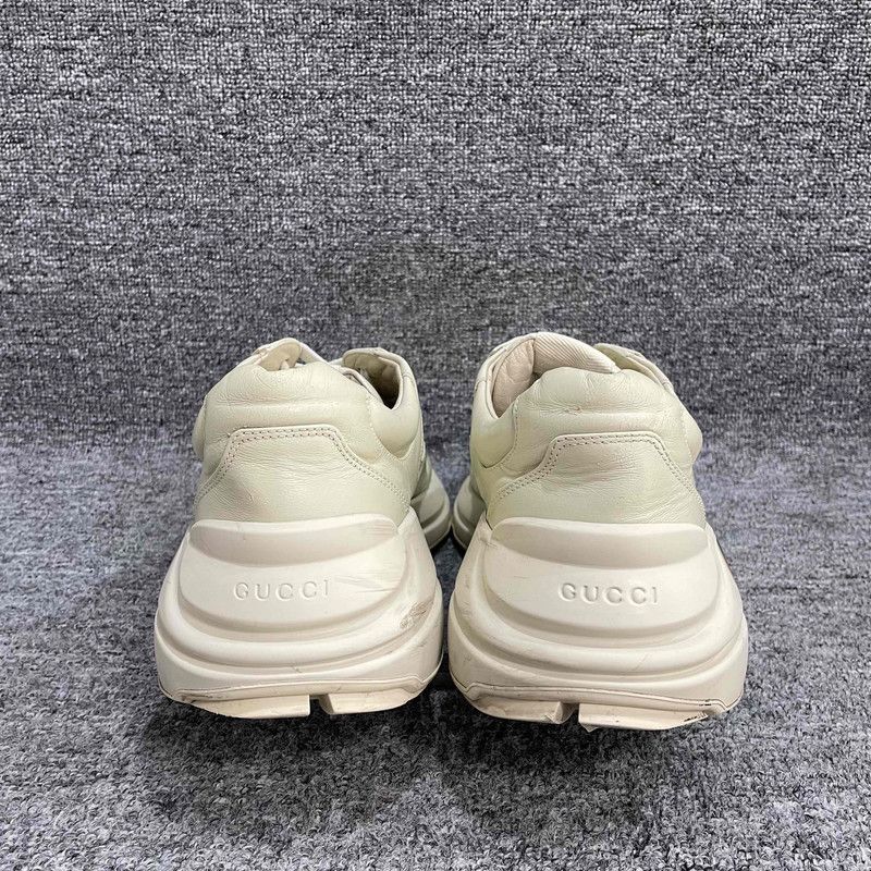 Gucci GUCCI Rhyton Logo Low-Top Dad Sneakers 0079 Size US 10.5 / EU 43-44 - 3 Thumbnail