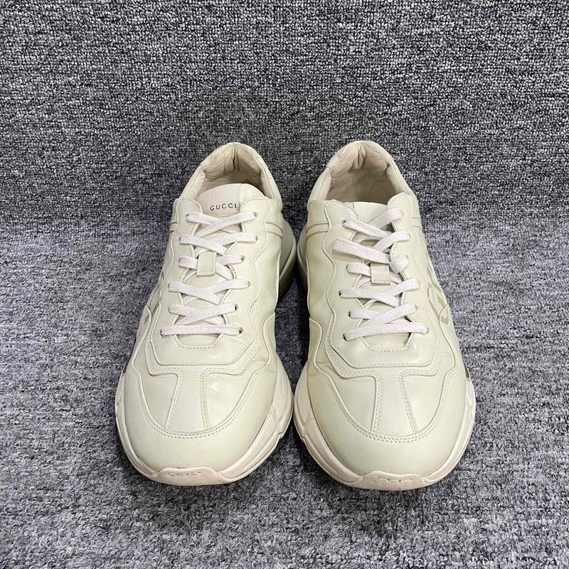 Gucci GUCCI Rhyton Logo Low-Top Dad Sneakers 0079 Size US 10.5 / EU 43-44 - 2 Thumbnail