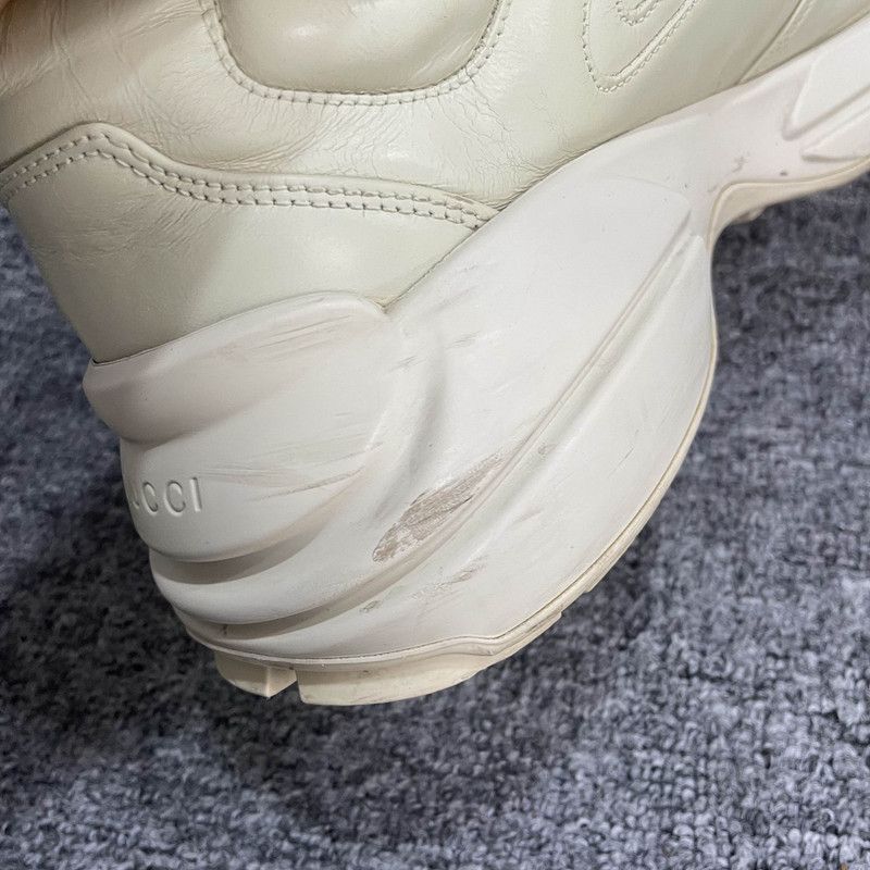 Gucci GUCCI Rhyton Logo Low-Top Dad Sneakers 0079 Size US 10.5 / EU 43-44 - 8 Thumbnail