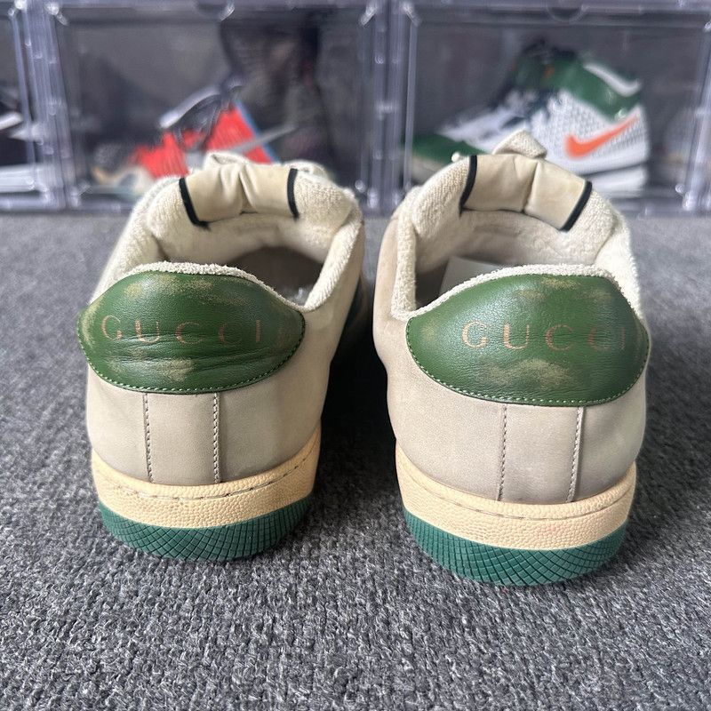 Gucci Gucci Screener Vintage Leather Sneakers for Men 0079 Size US 9.5 / EU 42-43 - 3 Thumbnail