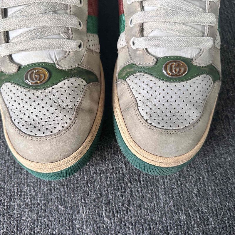 Gucci Gucci Screener Vintage Leather Sneakers for Men 0079 Size US 9.5 / EU 42-43 - 6 Thumbnail