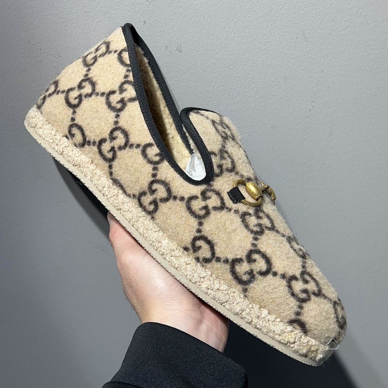 Gucci Gucci Vintage Horsebit Loafers in Beige 0079 Size US 9.5 / EU 42-43 - 15 Thumbnail