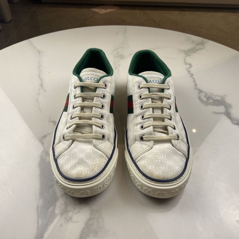 Gucci Gucci Tennis 1977 Retro Low Top Sneakers 0079 Size US 9.5 / EU 42-43 - 2 Thumbnail