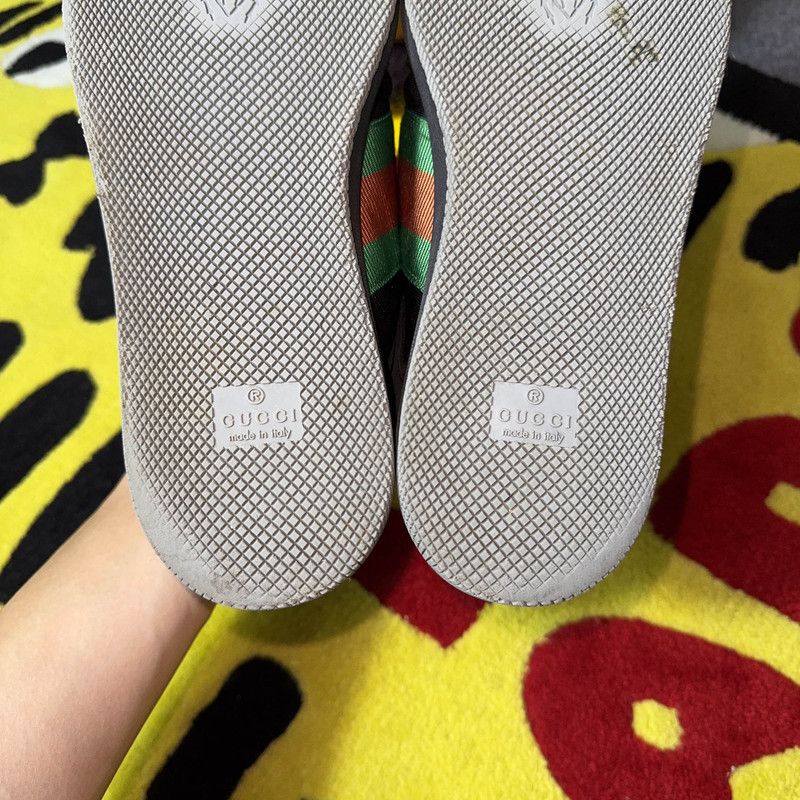 Gucci Gucci Screener GG Enamel Suede Sneakers for Men 0079 Size US 8.5 / EU 41-42 - 11 Thumbnail