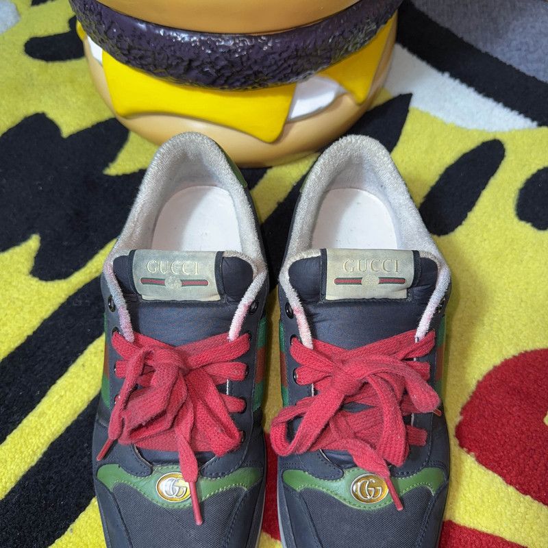 Gucci Gucci Screener GG Enamel Suede Sneakers for Men 0079 Size US 8.5 / EU 41-42 - 9 Thumbnail