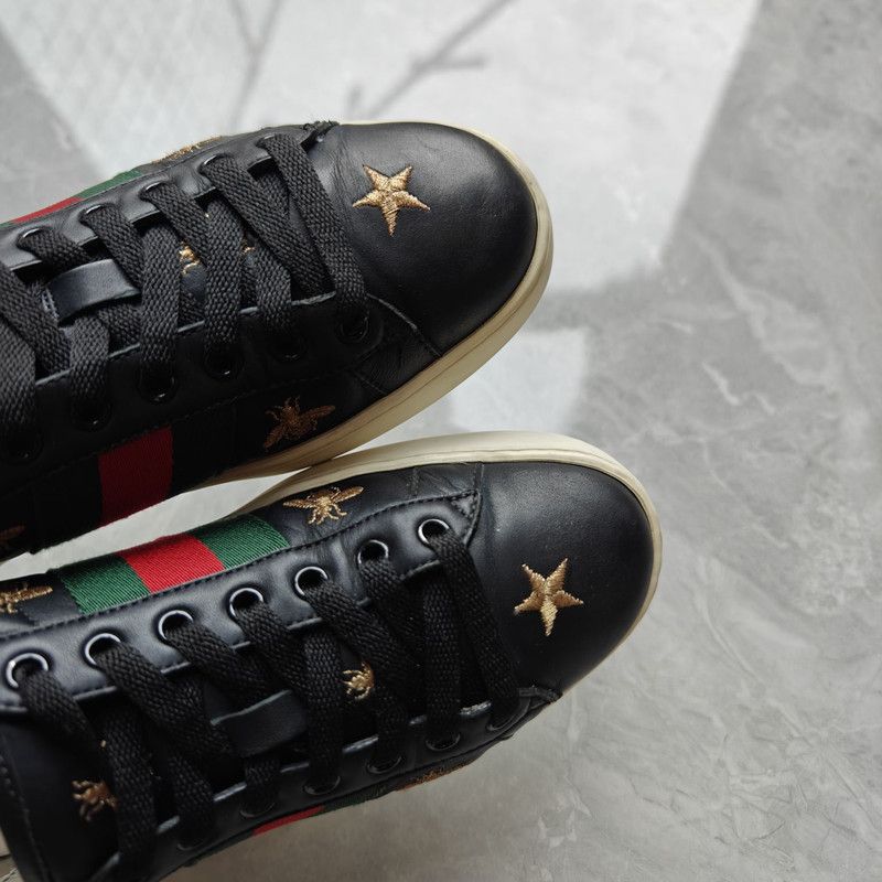 Gucci Gucci Ace Fashion Sneakers with Embroidered Bees 0079 Size US 8.5 / EU 41-42 - 7 Thumbnail
