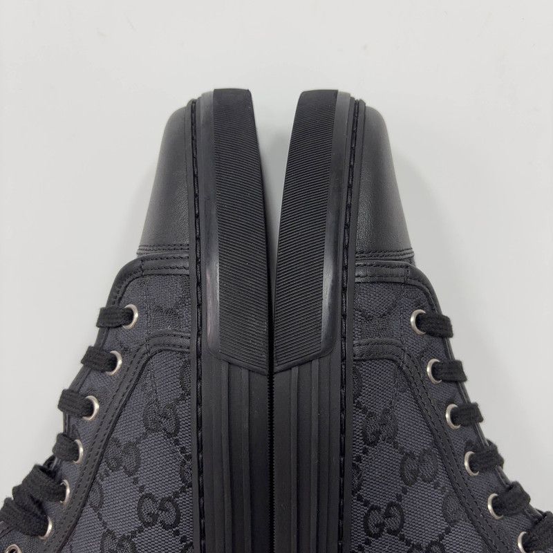 Gucci Gucci Retro GG Canvas High-Top Sneakers 0079 Size US 8 / EU 41 - 9 Thumbnail