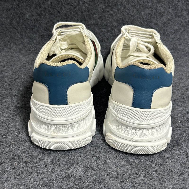 Gucci Gucci Retro Striped Low-Top Sneakers for Men 0079 Size US 9 / EU 42 - 3 Thumbnail