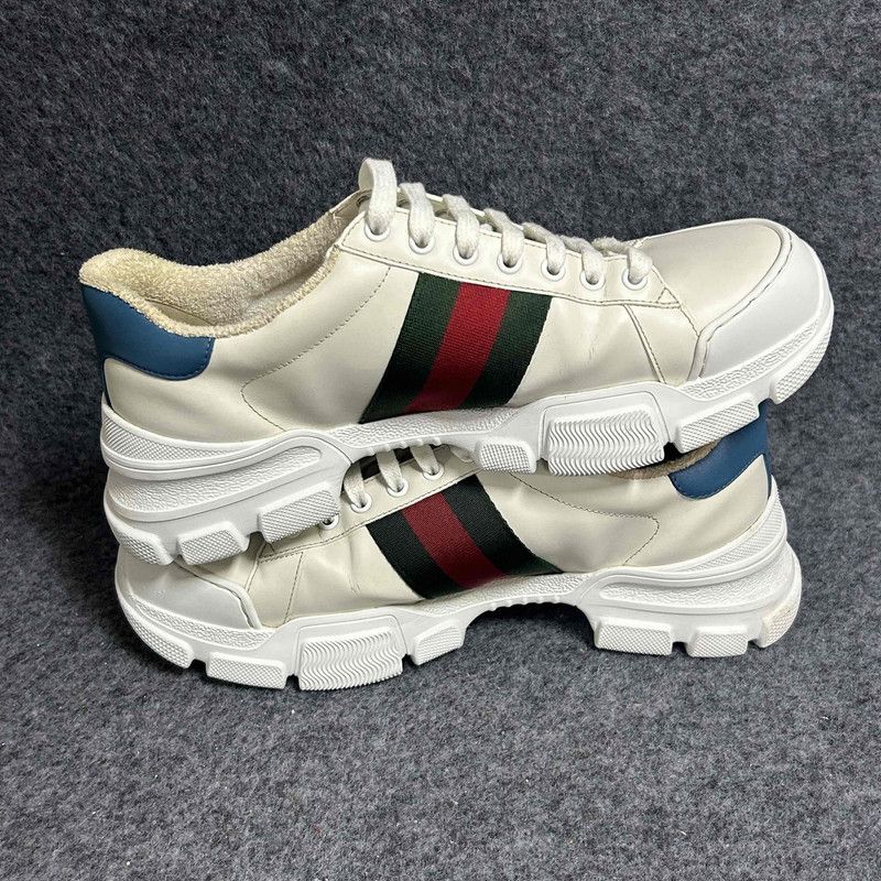 Gucci Gucci Retro Striped Low-Top Sneakers for Men 0079 Size US 9 / EU 42 - 7 Thumbnail