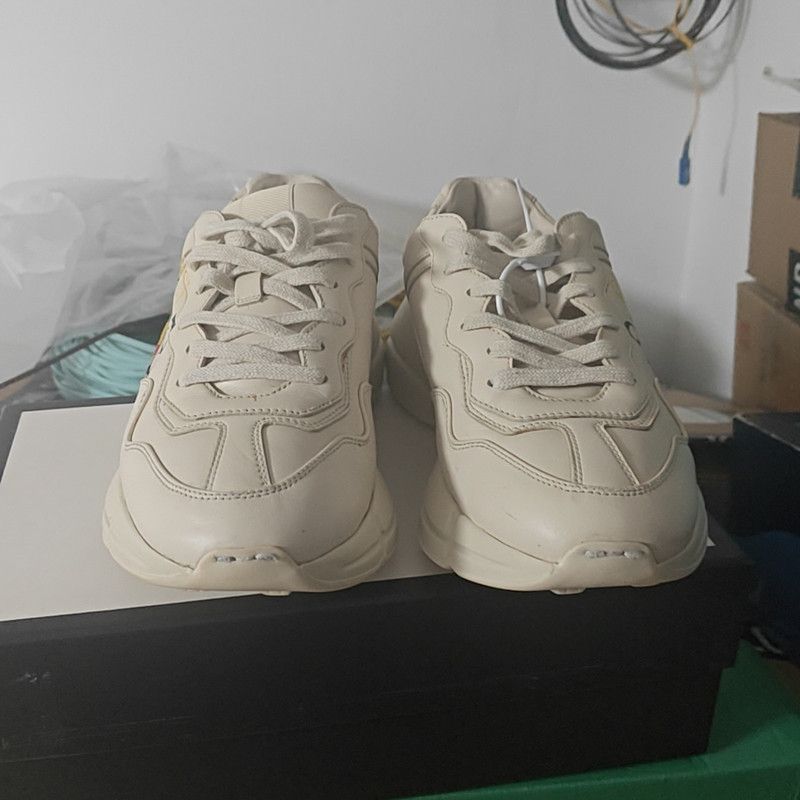 Gucci Gucci Rhyton Logo Low-Top Dad Sneakers 0079 Size US 8.5 / EU 41-42 - 2 Thumbnail