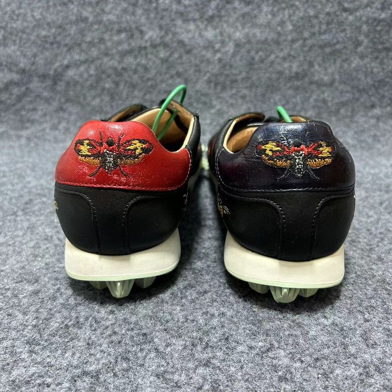 Gucci Gucci Embroidered Fashion Sneakers in Black 0079 Size US 9 / EU 42 - 3 Thumbnail