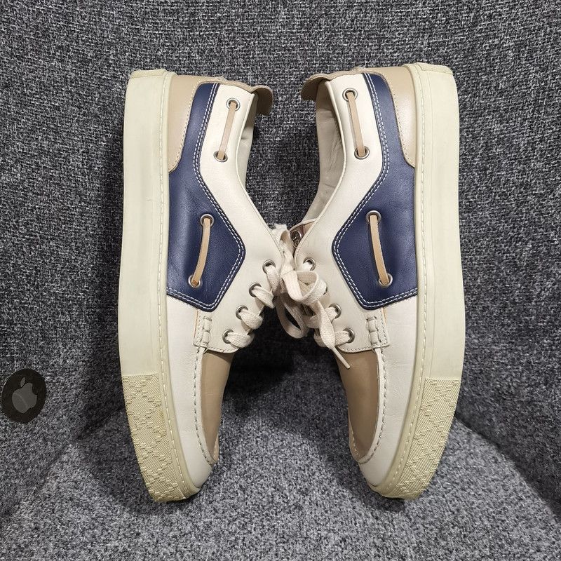 Gucci Gucci Casual Lace-Up Sneakers in Khaki 0079 Size US 8 / EU 41 - 10 Thumbnail