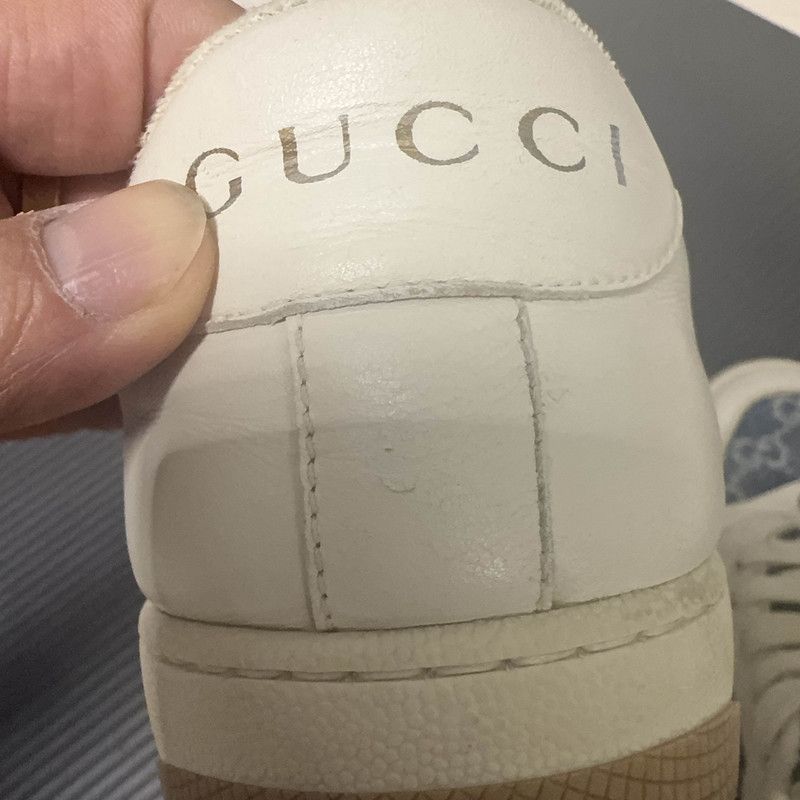 Gucci Gucci Screener Denim Sneakers for Men 0079 Size US 8 / EU 41 - 6 Thumbnail