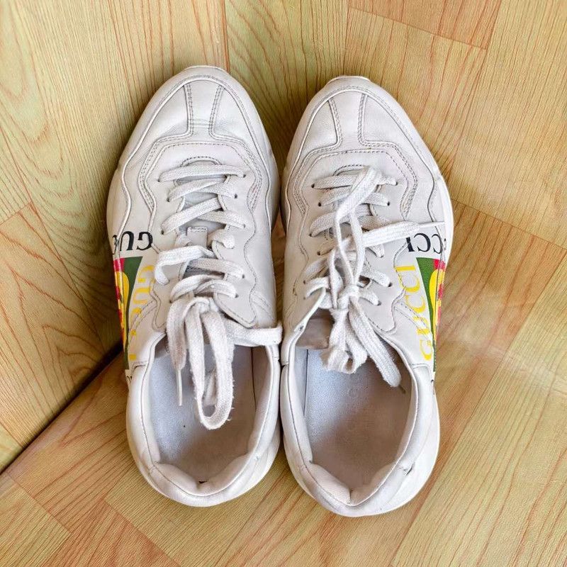Gucci Gucci Rhyton Low-top Sneakers with Double G Logo 0079 Size US 8.5 / EU 41-42 - 7 Thumbnail