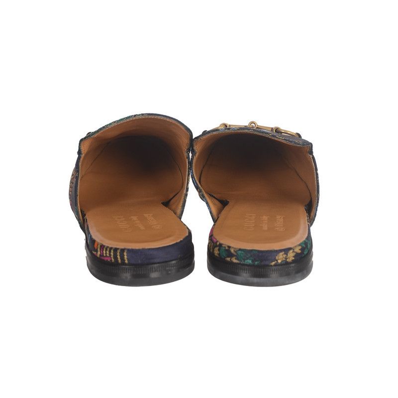 Gucci Gucci Floral Print Slip-On Flat Shoes 0079 Size US 8.5 / EU 41-42 - 3 Thumbnail