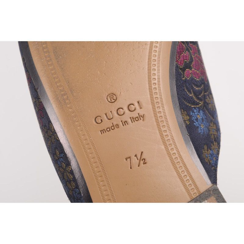 Gucci Gucci Floral Print Slip-On Flat Shoes 0079 Size US 8.5 / EU 41-42 - 5 Thumbnail