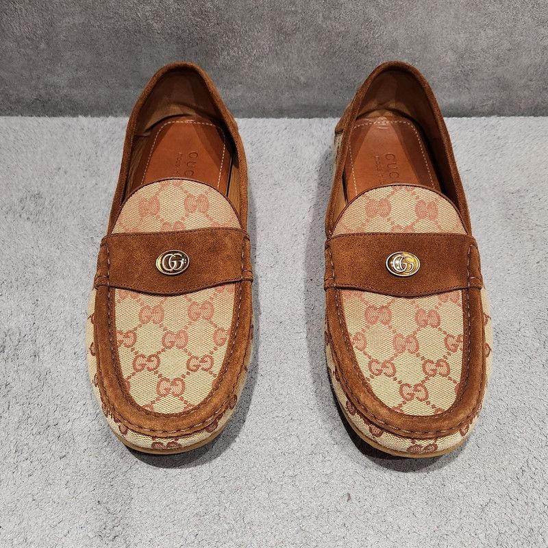 Gucci Gucci Printed Round Toe Casual Slip-On Shoes 0079 Size US 11 / EU 44 - 2 Thumbnail