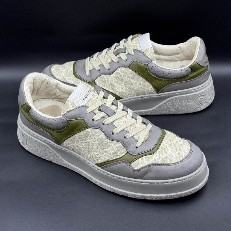 Gucci Gucci Chunky B Leather Low-Top Sneakers 0079 Size US 10.5 / EU 43-44 - 9 Thumbnail