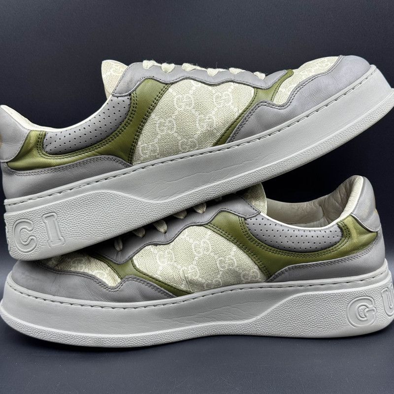 Gucci Gucci Chunky B Leather Low-Top Sneakers 0079 Size US 10.5 / EU 43-44 - 7 Thumbnail