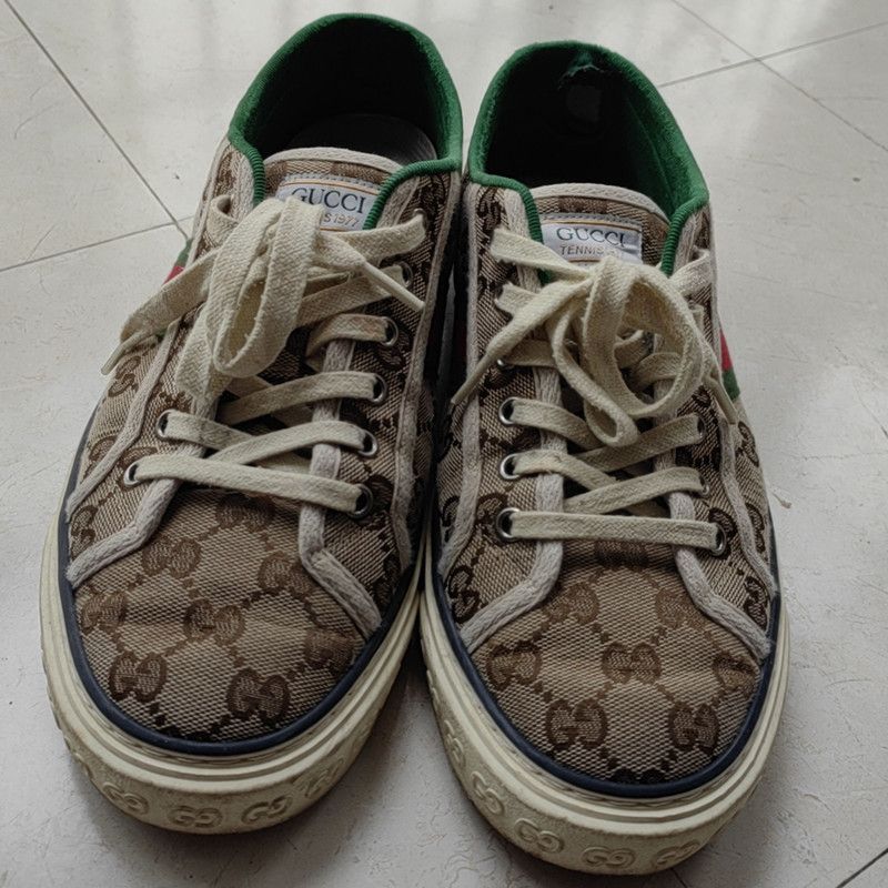 Gucci Gucci 1977 Tennis Casual Sneakers for Men 0079 Size US 8 / EU 41 - 2 Thumbnail