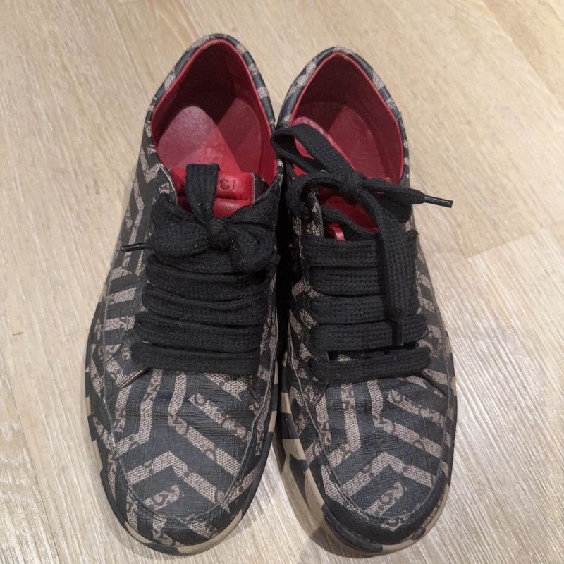 Gucci Gucci GG Supreme Low-Top Fashion Sneakers 0079 Size US 9.5 / EU 42-43 - 2 Thumbnail