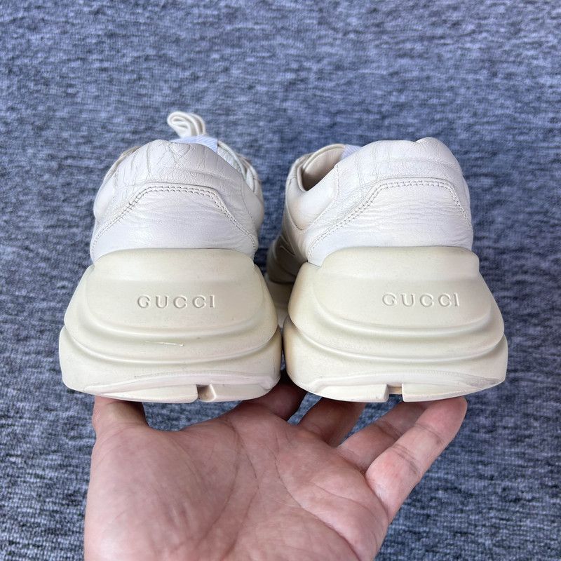 Gucci Gucci Rhyton Low-top Dad Sneakers in Ivory White 0079 Size US 8 / EU 41 - 3 Thumbnail