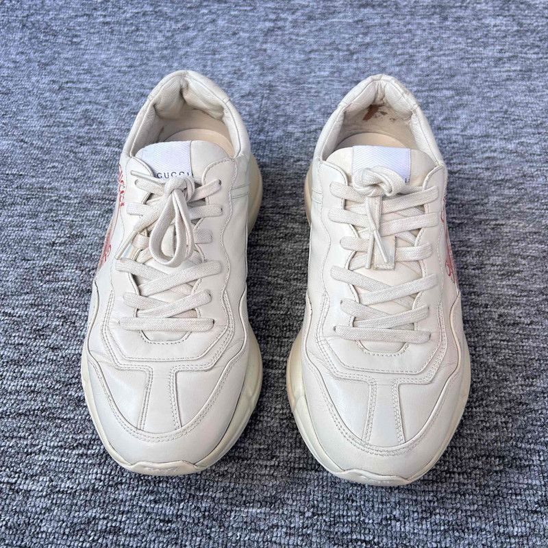 Gucci Gucci Rhyton Low-top Dad Sneakers in Ivory White 0079 Size US 8 / EU 41 - 2 Thumbnail