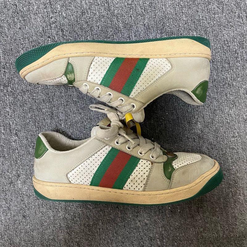 Gucci Gucci Screener Vintage Sneakers in Gray Green 0079 Size US 7.5 / EU 40-41 - 5 Thumbnail