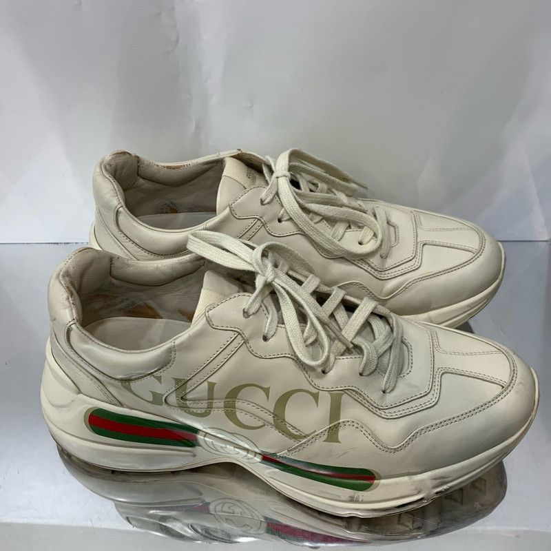Gucci Gucci Rhyton Logo Low-Top Sneakers for Men 0079 Size US 10.5 / EU 43-44 - 2 Thumbnail